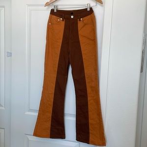 Cider Retro Western High Rise Bell Bottoms